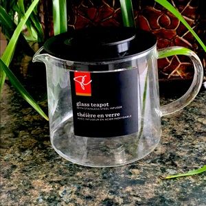 🔥5/25 | Glass Teapot w Stainless Infuser.
